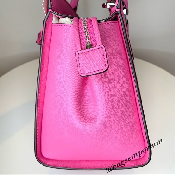 Kate Spade Pink Leather Cameron Satchel Bag - Picture 12 of 13